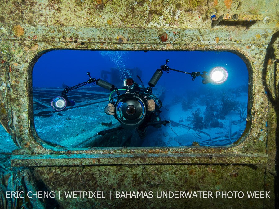 Wreck Diving on New Providence island, Bahamas.