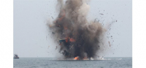 Indonesia blows up 23 foreign fishing vessels Photo