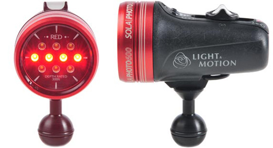 The new Sola Photo 600 has 3 different power levels of red light